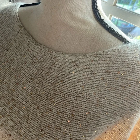 RACHEL Rachel Roy Gold Shrug Sweater with Sheer Knit - Picture 7 of 11